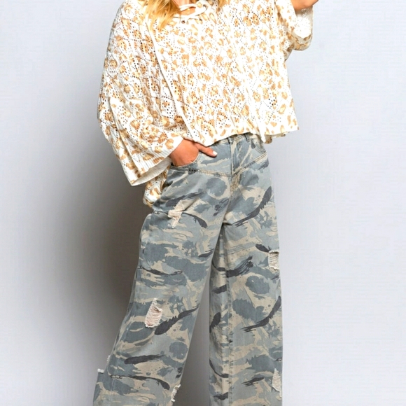 CAMO/CHEETAH PANTS - Picture 7 of 12